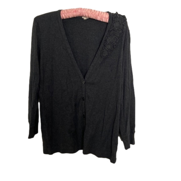 J crew size large cardigan 100% cotton 3/4 length sleeve - Picture 1 of 4